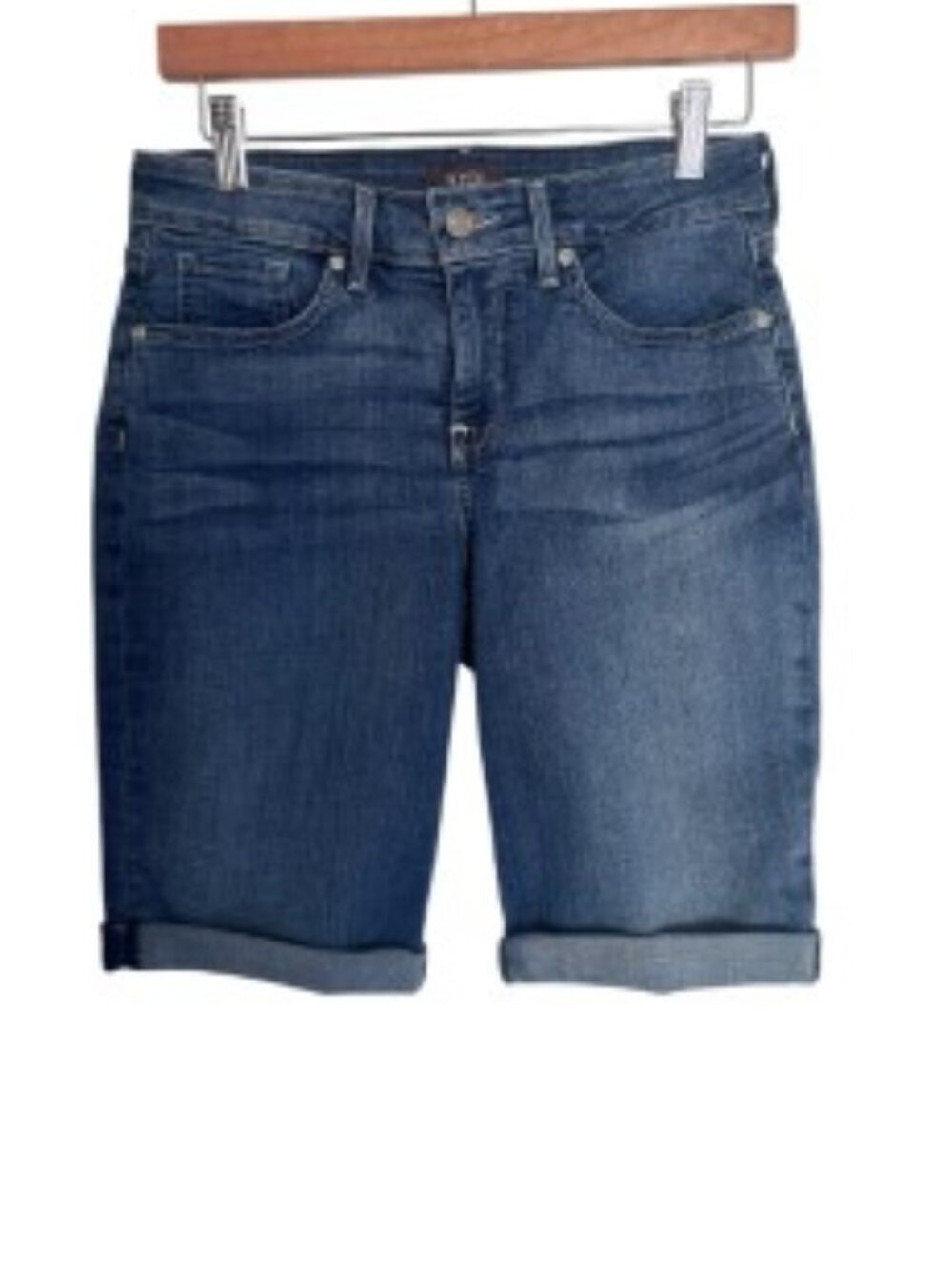 NYDJ Briella Roll Cuff Jean Shorts 4P